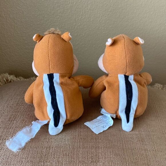 Lot of Disney Mini Bean Bag Stuffed Animals: Chip & Dale. EUC! - Picture 4 of 5